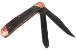 Rough Ryder Trapper Copper Bolster RR1584 Slipjoint Pocket Knife -Knife Sale Shop RY1584 02 rough ryder