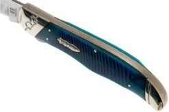 Rough Ryder Black & Blue Folding Hunter RR2117 Pocket Knife -Knife Sale Shop RY2117 06 rough ryder