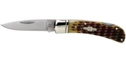 Rough Ryder Lockback Amber Bone RR461 Pocket Knife