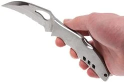 Spyderco Crossbill SS, Half Serrated -Knife Sale Shop SPBY07PS 08 spyderco crossbill ss spby07ps 08