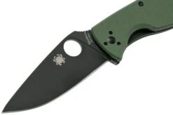 Spyderco Tenacious Green Black C122GPBGR Pocket Knife -Knife Sale Shop SPC122GPBGR 03 spyderco