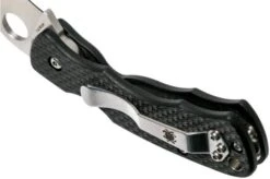 Spyderco Rhino C210CFP Pocket Knife, Reinhold Design -Knife Sale Shop SPC210CFP 05 spyderco