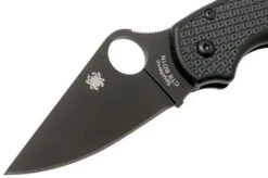 Spyderco Para 3 Light-weight Black C223PBBK FRN CTS-BD1N Pocket Knife -Knife Sale Shop SPC223PBBK 03 spyderco v202203