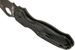 Spyderco Para 3 Light-weight Black C223PBBK FRN CTS-BD1N Pocket Knife -Knife Sale Shop SPC223PBBK 05 spyderco v202203