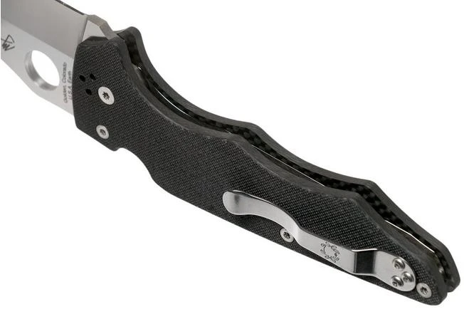 Spyderco YoJumbo CPM S90V Carbon Fibre C253CFP Sprint Run Pocket Knife, Michael Janich Design 7 Spyderco YoJumbo CPM S90V Carbon Fibre C253CFP Sprint Run Pocket Knife, Michael Janich Design - Image 5