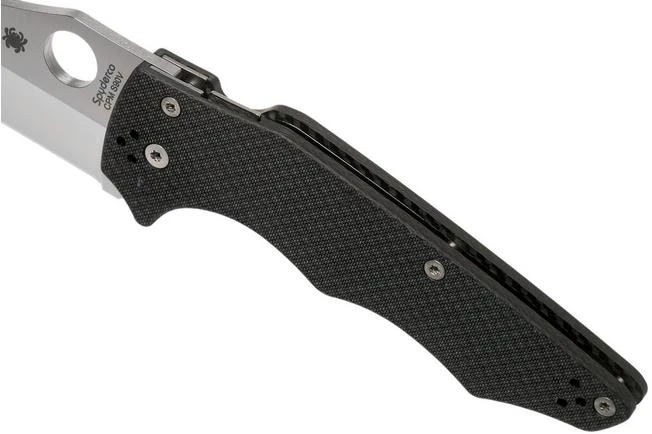 Spyderco YoJumbo CPM S90V Carbon Fibre C253CFP Sprint Run Pocket Knife, Michael Janich Design 9 Spyderco YoJumbo CPM S90V Carbon Fibre C253CFP Sprint Run Pocket Knife, Michael Janich Design - Image 7