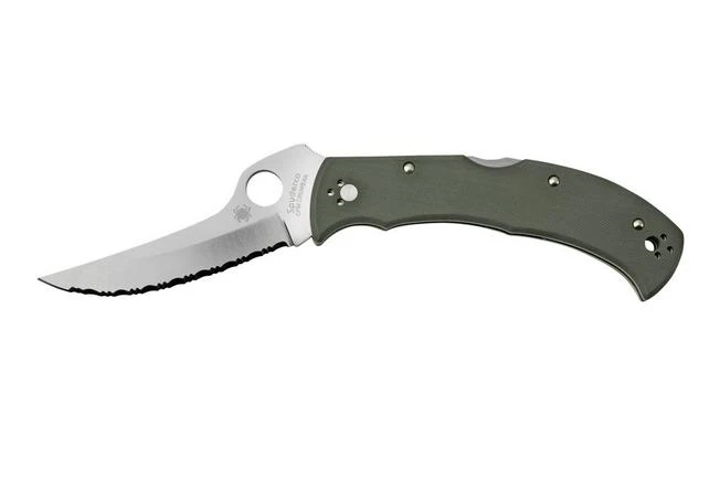 Spyderco Massad Ayoob CruWear, Serrated, Grey G10 C60GSGY Sprint Run 2022 Pocket Knife 3 Spyderco Massad Ayoob CruWear, Serrated, Grey G10 C60GSGY Sprint Run 2022 Pocket Knife