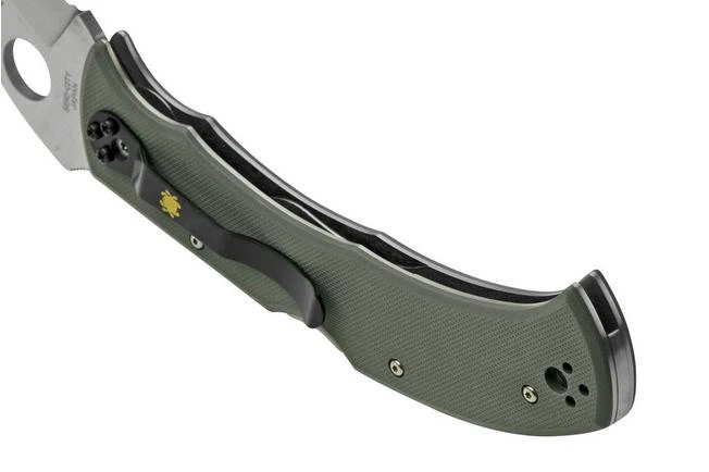 Spyderco Massad Ayoob CruWear, Serrated, Grey G10 C60GSGY Sprint Run 2022 Pocket Knife 6 Spyderco Massad Ayoob CruWear, Serrated, Grey G10 C60GSGY Sprint Run 2022 Pocket Knife - Image 4