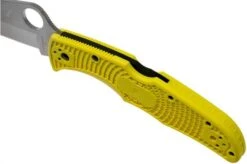 Spyderco Pacific Salt 2 Yellow C91PYL2 Pocket Knife -Knife Sale Shop SPC91PYL2 07 spyderco