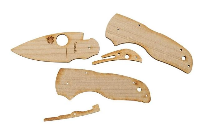 Spyderco Wooden Knife Kit C230 Lil Native WDKIT2, Wooden Pocket Knife 5 Spyderco Wooden Knife Kit C230 Lil Native WDKIT2, Wooden Pocket Knife - Image 3