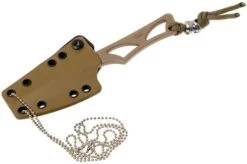 Spartan Blades Enyo Flat Dark Earth Neck Knife, SB2DE -Knife Sale Shop USSB2DE 06 spartan blades ussb2de 06