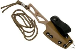 Spartan Blades Enyo Flat Dark Earth Neck Knife, SB2DE -Knife Sale Shop USSB2DE 07 spartan blades ussb2de 07