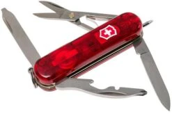Victorinox Midnite Manager, Swiss Pocket Knife, Transparant Red