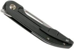 WE Knife Slipstream WK714C Pocket Knife, Black, Stonewashed Blade -Knife Sale Shop WK714C 04 we knife wk714c 04