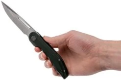 WE Knife Slipstream WK714C Pocket Knife, Black, Stonewashed Blade -Knife Sale Shop WK714C 08 we knife wk714c 08