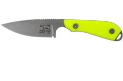 White River Knives M1 Backpacker Pro Yellow G10 Fixed Knife, Kydex Sheath