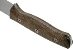 White River Knives Ursus 45 Natural Burlap Micarta Bushcraft Knife -Knife Sale Shop WRUR45 BNA 04 white river knives