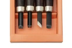 Yoshiharu H-4 Japanese Wood Carving Knives, Set Of 4 -Knife Sale Shop YSH 002 03 yoshiharu