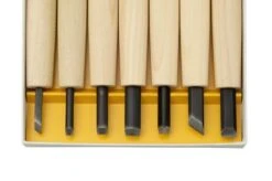 Yoshiharu Y-7 Mitomoto Japanese Wood Carving Knives, Set Of 7 -Knife Sale Shop YSH 015 03 yoshiharu